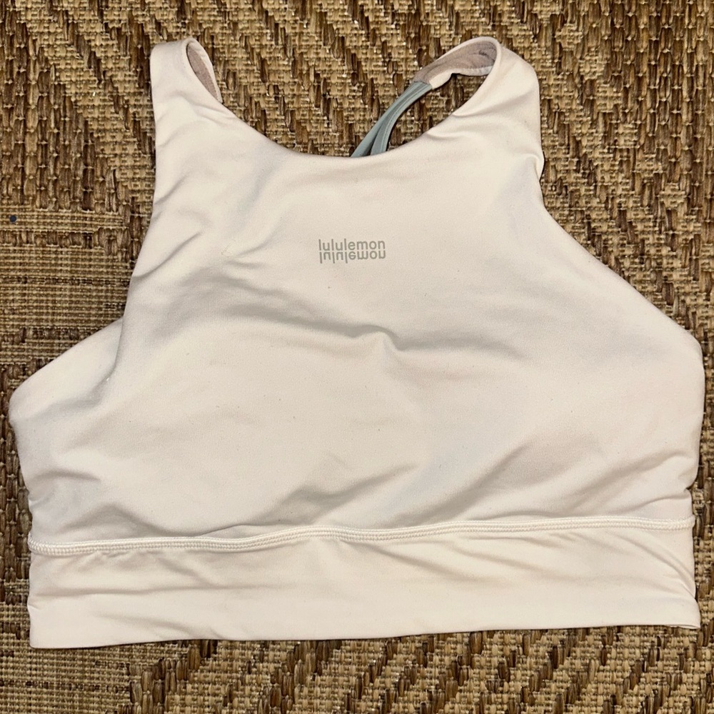 lululemon Energy High-Neck Longline Bra (Size 10)